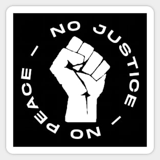 No Justice No Peace Sticker